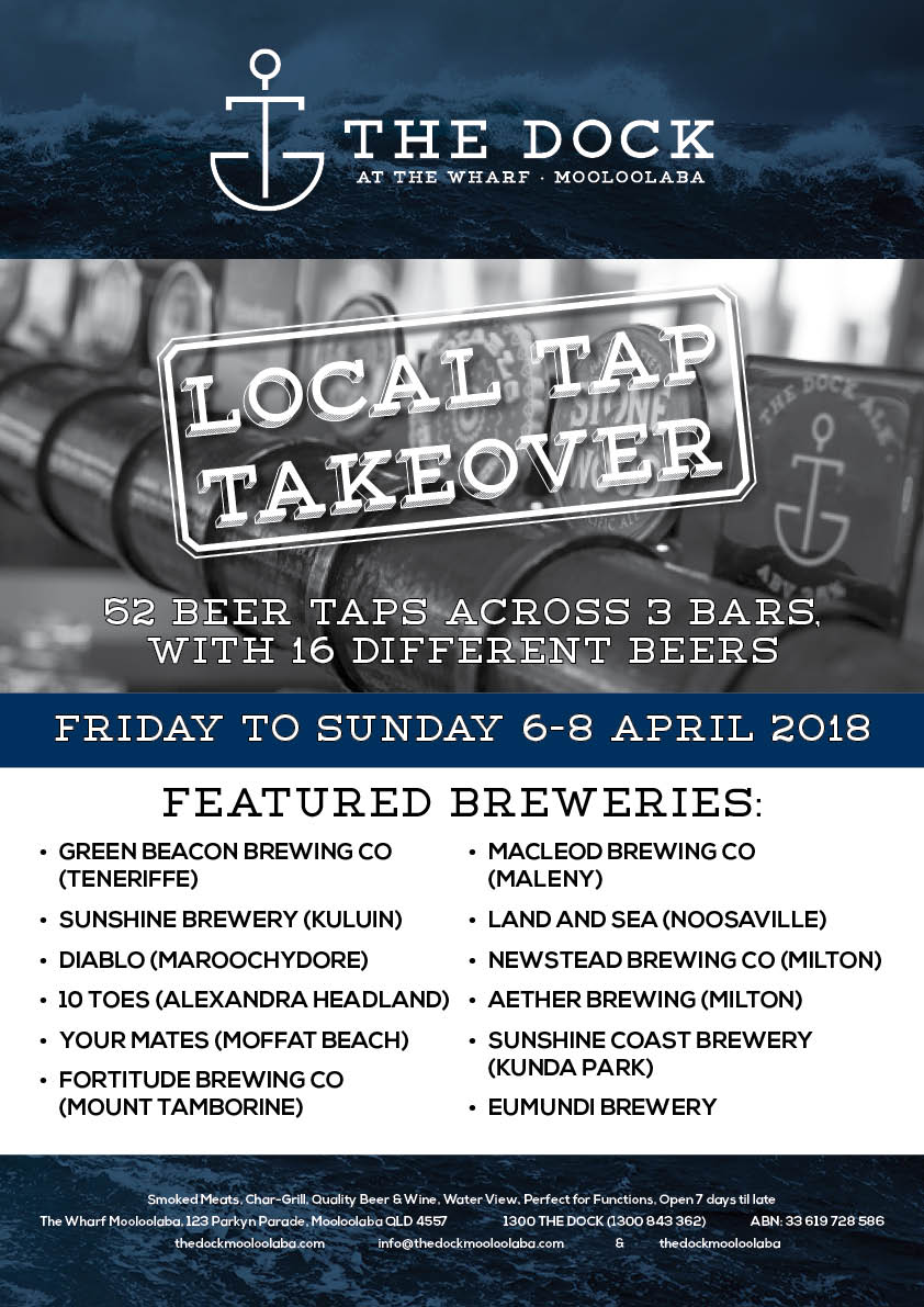 Local Tap Takeover - all local beers all weekend